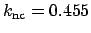 $k_{\rm nc} = 0.455$